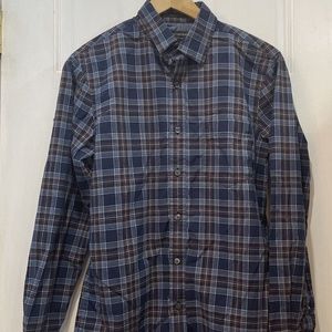 Banana Republic Factory Slim Fit Stretch Soft Wash Men’s Button Down SZ Small